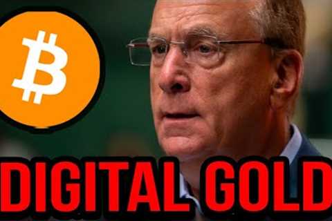 BLACKROCK: BITCOIN WILL REPLACE GOLD FOR INVESTORS!! this is not priced in...