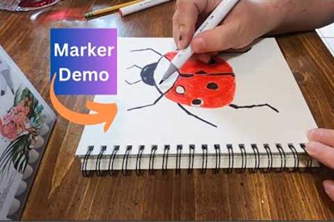 Art Markers for Beginners - Quick Demo - Ohuhu Markers