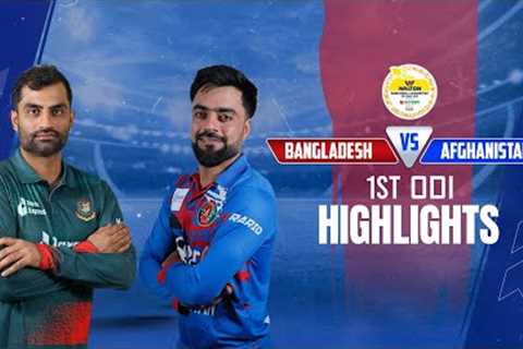 Bangladesh vs Afghanistan Highlights || 1st ODI || Afghanistan tour of Bangladesh 2023
