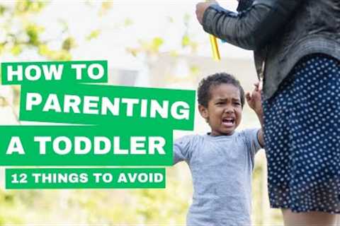 how to: parenting a toddler (12 Things to Avoid)