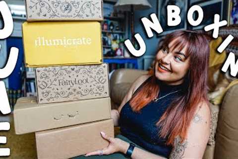 June Book Unboxing! Illumicrate, Fairyloot, Locked Library, &amp; Special Editions! 2023