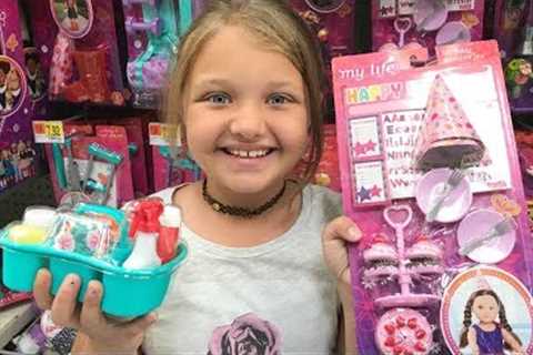 Toy Shopping at Walmart For Baby Alive Doll Furniture &amp; Accessories! Baby Alive Room Set UP!