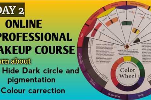 DAY 2 ONLINE PROFESSIONAL MAKEUP COURSE BASIC TO ADVANCE //How to cover dark circle// Shivani
