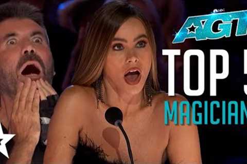 TOP 5 MOST VIEWED Magicians from America's Got Talent 2022! Get SPELLBOUND by these Auditions!