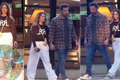 Jennifer Lopez and Ben Affleck Hold Hands Leaving Store Amidst Backlash Over J.Lo's Drinking Habits
