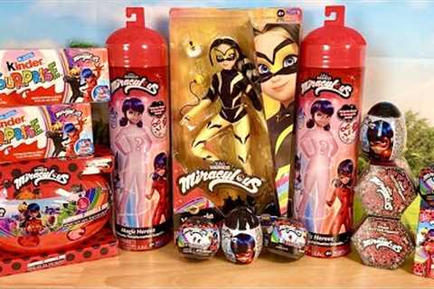 Miraculous Toys unboxing ASMR | Miraculous Collection Toys kinder eggs
