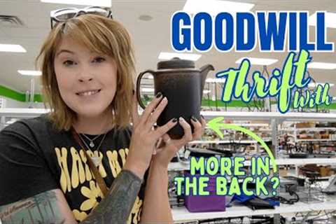 Is There More IN THE BACK? | Goodwill Thrift With Me | Reselling