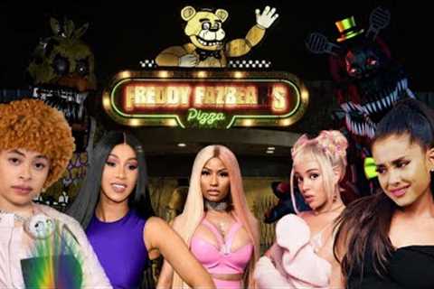 Five nights at freddy's with CELEBRITIES