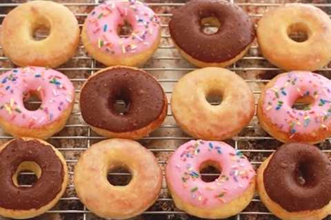 No-Knead Donuts (Baked Not Fried) | Gemma's Bigger Bolder Baking