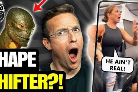 'That Motherf*cker is NOT Real! | Lady Goes VIRAL After 'Lizard Person' PANIC Encounter On Flight