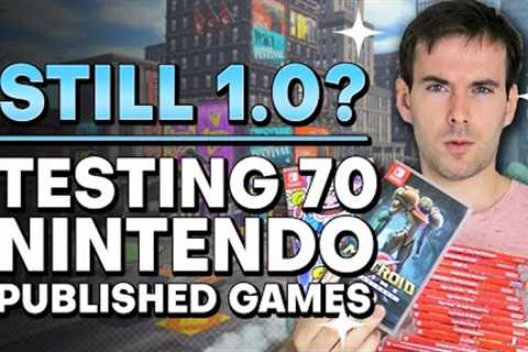I Tested 70 Nintendo Switch Games - How Many Are Still Version 1.0?