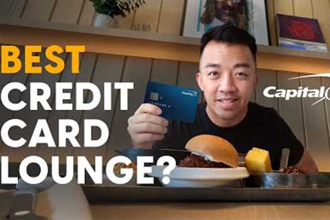 Inside Capital One Lounge Dallas [Airport Lounge Review]