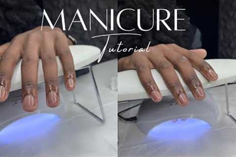 MANICURE TUTORIAL | How to do a male manicure!!