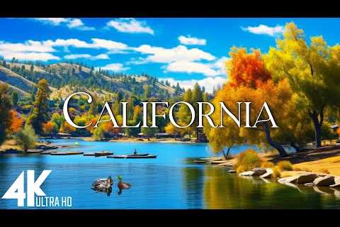 FLYING OVER CALIFORNIA (4K Video UHD) - Scenic Relaxation Film With Inspiring Music