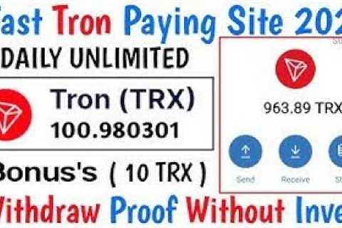 Top Crypto Mining Websites in 2023 // Free Tron Mining // unlimited trx claim