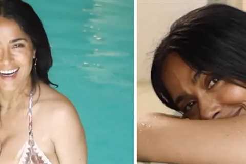 Salma Hayek Thanks Her 25 Million Instagram Followers with 'Bikini Workout' Video