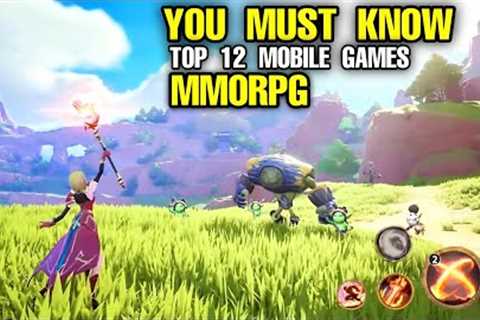 Top 12 Best MMORPG games mobile | Best game MMORPG Free to Play games for Android iOS