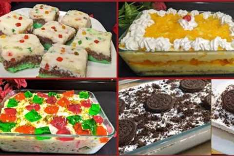 4 Easy Eid Desserts Recipes | Eid Special Recipes | Dessert Recipe