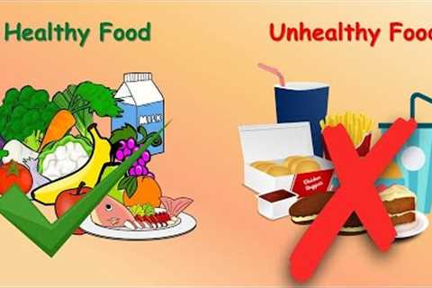 Healthy Food, Unhealthy food, Healthy Vs Unhealthy food, Healthy Food Names, Healthy Eating for kids