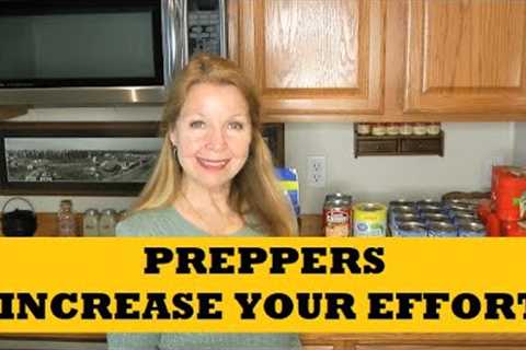 Preppers - Increase Your Efforts Get Motivated Buy Food