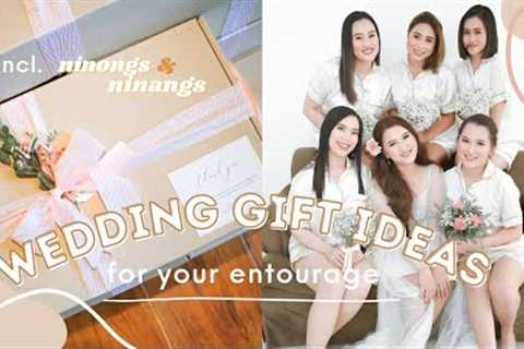 Gift Ideas for your wedding entourage | Wedding Tips by Lora Marie