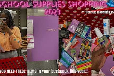 SCHOOL SUPPLIES SHOPPING 2023 *TARGET EDITION* affordable items that will SAVE YOUR LIFE