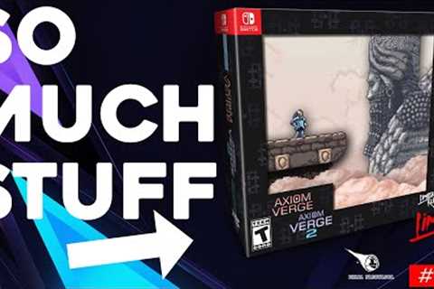 Axiom Verge 1 &amp; 2 Double Pack Collector's Edition Unboxing [Nintendo Switch]