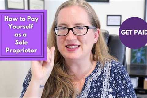 How to Pay Yourself as a Sole Proprietor || what accounts and systems you need to pay yourself $$