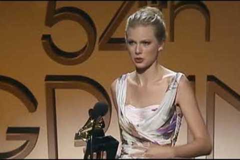 Taylor Swift won 2 Grammys for Mean at the 54th Annual Grammy Awards in 2012