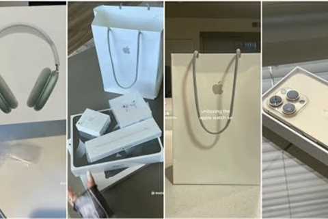 [ASMR] Apple unboxing • iPhone iPad iMac MacBook • tiktok compilation