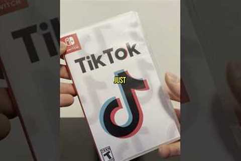 TikTok Released on Nintendo Switch?! #tiktok #shorts #viral #nintendo #gaming #switch #games #fake