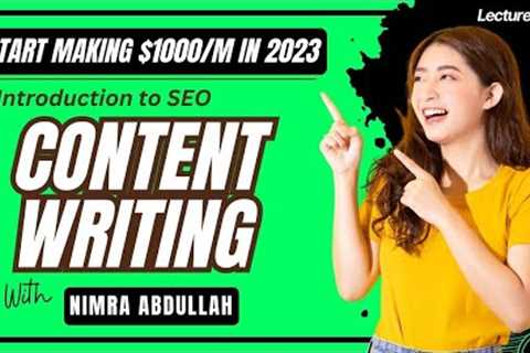 Content writing tutorial for beginners | What is SEO Content Writing | Content Marketing | Lecture 1
