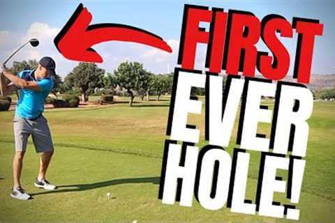 FIRST EVER TIME ON A GOLF COURSE!?