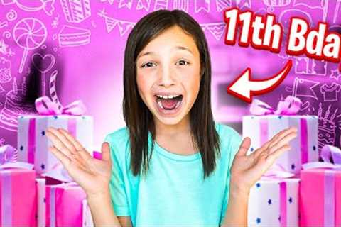 Surprising MY DAUGHTER With 11 GIFTS for Her 11th BIRTHDAY!