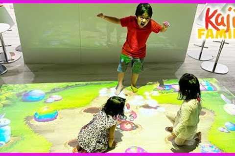 Ryan plays with Fun interactive Floor Games for Kids!!!