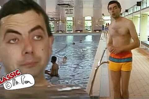 Mr Bean Goes to Swim School! | Mr Bean Funny Clips | Classic Mr Bean