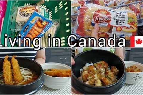 Daily life living in Canada| Grocery shopping | Udon | Chicken and egg rice bowl | a day in my life