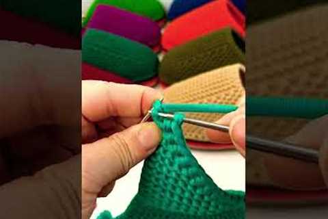 Simple crochet and knitting pattern tutorial #343