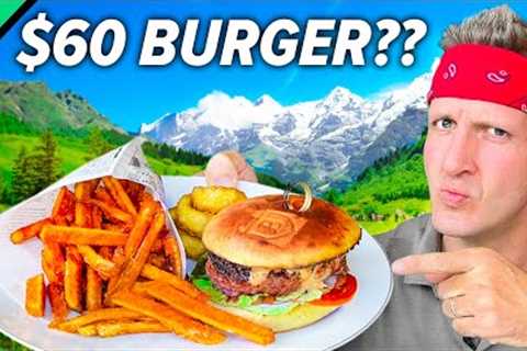 $1000 Dining in Europe!! The Most EXPENSIVE Food Country!!