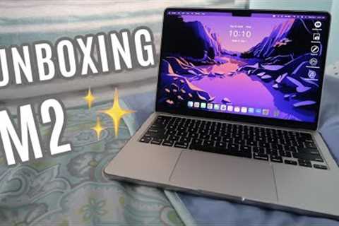 M2 Macbook Air Unboxing + accessories