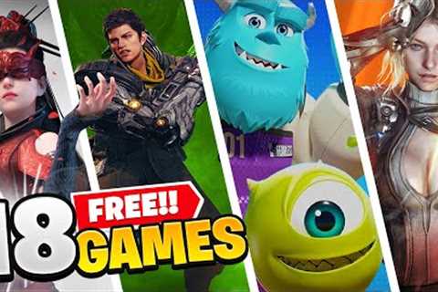18 Huge FREE Games Coming Soon...
