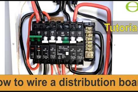 How to wire a distribution board with two neutral rails - tutorial (South Africa)