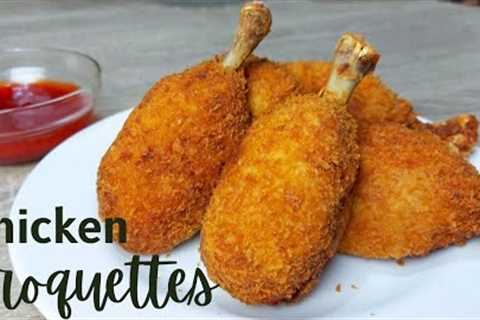 CHICKEN CROQUETTES / Try to make this recipe. I'm sure, you and your kids will love it!