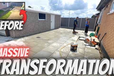 MASSIVE PATIO &amp; DRIVEWAY INSTALL- PART 3 + We prove people wrong...