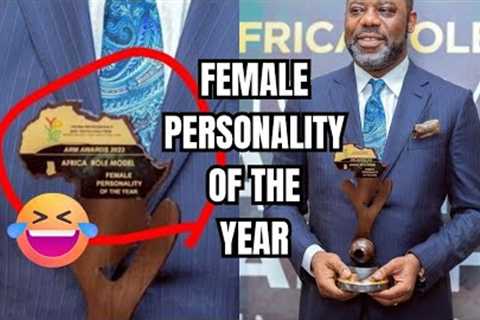 NAPO mocked on social media after he was awarded the best female personality of the year