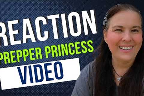 My Thoughts Prepper Princess YOUTUBE VIDEO