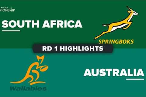The Rugby Championship 2023 - South Africa v Australia - Rd 1 Highlights