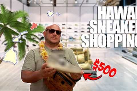 SHOPPING AT THE BEST SNEAKER STORES IN HAWAII!!!