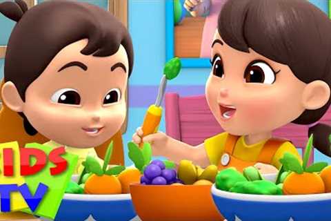 Vegetables Song | Healthy Eating Habits | Nursery Rhymes &amp; Baby Cartoon Songs - Kids Tv