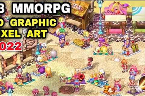 Top 13 Best 2D MMORPG Pixel Art Games Open World 2022 for Android iOS Best Pixel Art MMORPG Android